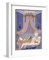 Scene from 'Les Liaisons Dangereuses' by Pierre Chodlerlos De Laclos-Georges Barbier-Framed Giclee Print