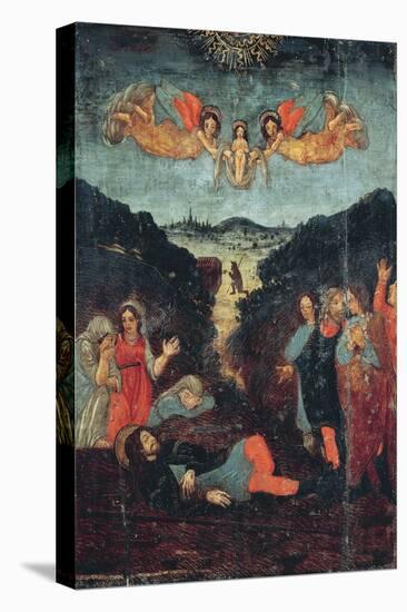 Scene from Life of St. Roch-Bernardino Di Cola Del Merlo-Stretched Canvas