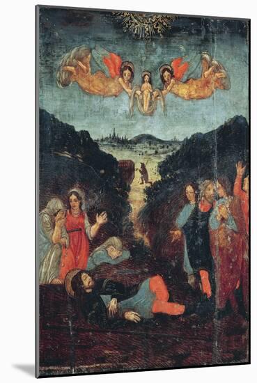 Scene from Life of St. Roch-Bernardino Di Cola Del Merlo-Mounted Giclee Print