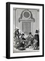 Scene from Litigants-Jean Racine-Framed Giclee Print