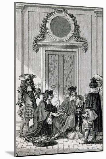 Scene from Litigants-Jean Racine-Mounted Giclee Print