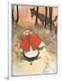 Scene from Little Red Riding Hood, 1900-Tom Browne-Framed Giclee Print