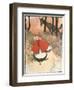 Scene from Little Red Riding Hood, 1900-Tom Browne-Framed Giclee Print