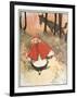 Scene from Little Red Riding Hood, 1900-Tom Browne-Framed Premium Giclee Print