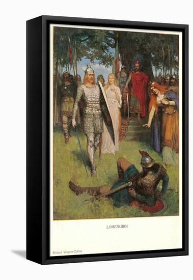 Scene from Lohengrin-null-Framed Stretched Canvas