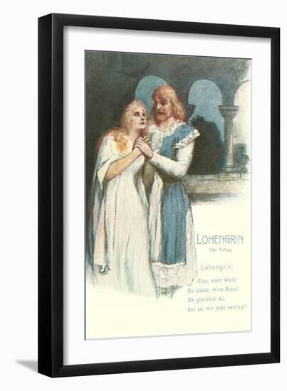 Scene from Lohengrin-null-Framed Art Print