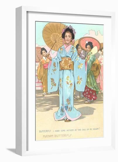 Scene from Madame Butterfly-null-Framed Art Print