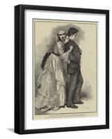 Scene from Man and Wife, at the Prince of Wales's Theatre-null-Framed Giclee Print