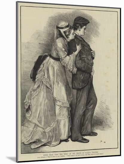 Scene from Man and Wife, at the Prince of Wales's Theatre-null-Mounted Giclee Print