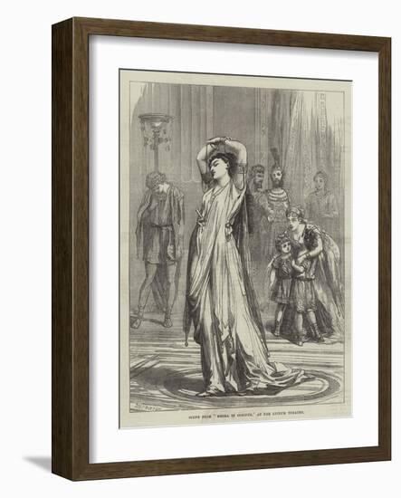 Scene from Medea in Corinth, at the Lyceum Theatre-David Henry Friston-Framed Giclee Print