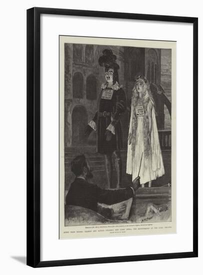 Scene from Messers Gilbert and Alfred Cellier's New Comic Opera-Henry Marriott Paget-Framed Giclee Print