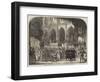 Scene from Meyerbeer's Opera of Le Prophete, at the Royal Italian Opera, the Coronation-null-Framed Giclee Print