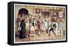 Scene from Mozart's Opera the Marriage of Figaro, 1786-null-Framed Stretched Canvas