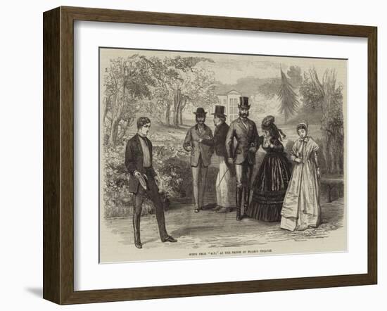 Scene from Mp, at the Prince of Wales's Theatre-David Henry Friston-Framed Giclee Print