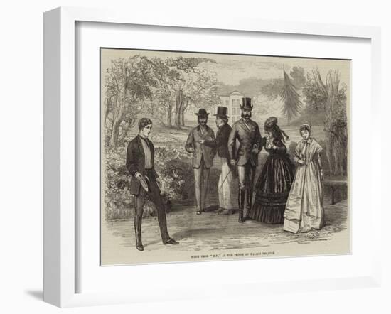 Scene from Mp, at the Prince of Wales's Theatre-David Henry Friston-Framed Giclee Print