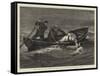 Scene from Mr Charles Reade's New Drama, The Scuttled Ship, at the Olympic Theatre-Arthur Hopkins-Framed Stretched Canvas