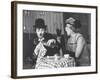 Scene from New Year's Program with Lucille Ball and Vivian Vance-Ralph Crane-Framed Premium Photographic Print