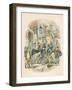 Scene from Nicholas Nickelby by Charles Dickens, 1838-1839-Hablot Knight Browne-Framed Giclee Print