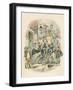 Scene from Nicholas Nickelby by Charles Dickens, 1838-1839-Hablot Knight Browne-Framed Giclee Print