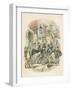 Scene from Nicholas Nickelby by Charles Dickens, 1838-1839-Hablot Knight Browne-Framed Giclee Print