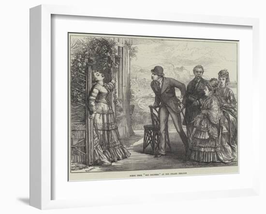 Scene from Old Soldiers at the Strand Theatre-David Henry Friston-Framed Premium Giclee Print