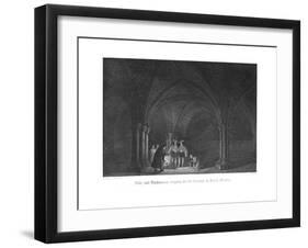 Scene from Old St Paul's by William Harrison Ainsworth, 1855-John Franklin-Framed Giclee Print