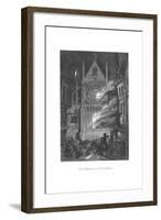 Scene from Old St Paul's by William Harrison Ainsworth, 1855-John Franklin-Framed Giclee Print