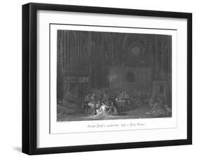 Scene from Old St Paul's by William Harrison Ainsworth, 1855-John Franklin-Framed Giclee Print