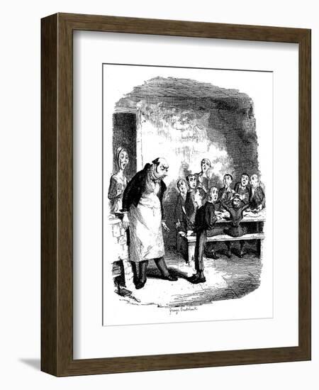 Scene from Oliver Twist by Charles Dickens, 1836-James Mahoney-Framed Giclee Print