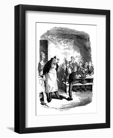 Scene from Oliver Twist by Charles Dickens, 1836-James Mahoney-Framed Giclee Print