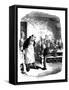 Scene from Oliver Twist by Charles Dickens, 1836-James Mahoney-Framed Stretched Canvas