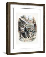 Scene from Oliver Twist by Charles Dickens, 1837-1839-George Cruikshank-Framed Giclee Print