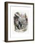 Scene from Oliver Twist by Charles Dickens, 1837-1839-George Cruikshank-Framed Giclee Print