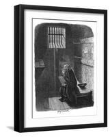 Scene from Oliver Twist by Charles Dickens, 1837-George Cruikshank-Framed Giclee Print