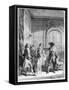 Scene from "Othello" by William Shakespeare (1564-1616) Engraved by Hubert Gravelot (1699-1773)-Francis Hayman-Framed Stretched Canvas