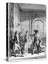 Scene from "Othello" by William Shakespeare (1564-1616) Engraved by Hubert Gravelot (1699-1773)-Francis Hayman-Stretched Canvas