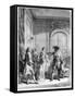 Scene from "Othello" by William Shakespeare (1564-1616) Engraved by Hubert Gravelot (1699-1773)-Francis Hayman-Framed Stretched Canvas