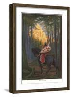 Scene from Parsifal-null-Framed Art Print