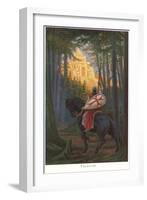 Scene from Parsifal-null-Framed Art Print