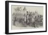 Scene from Pietro Il Grande, at the Royal Italian Opera, the Review at the Battle of Pultava-null-Framed Giclee Print