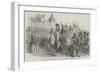 Scene from Pietro Il Grande, at the Royal Italian Opera, the Review at the Battle of Pultava-null-Framed Giclee Print