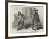 Scene from Presented at Court, at the Haymarket Theatre-null-Framed Giclee Print