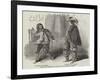 Scene from Presented at Court, at the Haymarket Theatre-null-Framed Giclee Print