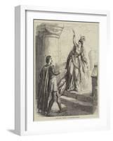 Scene from Rebecca, at Drury-Lane Theatre-David Henry Friston-Framed Giclee Print