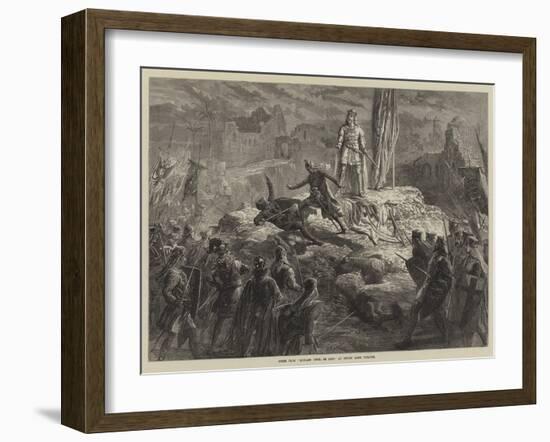 Scene from Richard Coeur De Lion, at Drury Lane Theatre-David Henry Friston-Framed Giclee Print