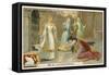 Scene from Richard Wagner's Opera Lohengrin-null-Framed Stretched Canvas