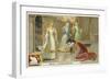 Scene from Richard Wagner's Opera Lohengrin-null-Framed Giclee Print