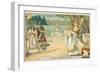 Scene from Richard Wagner's Opera Lohengrin-null-Framed Giclee Print