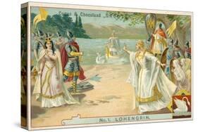 Scene from Richard Wagner's Opera Lohengrin-null-Stretched Canvas