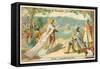 Scene from Richard Wagner's Opera Lohengrin-null-Framed Stretched Canvas